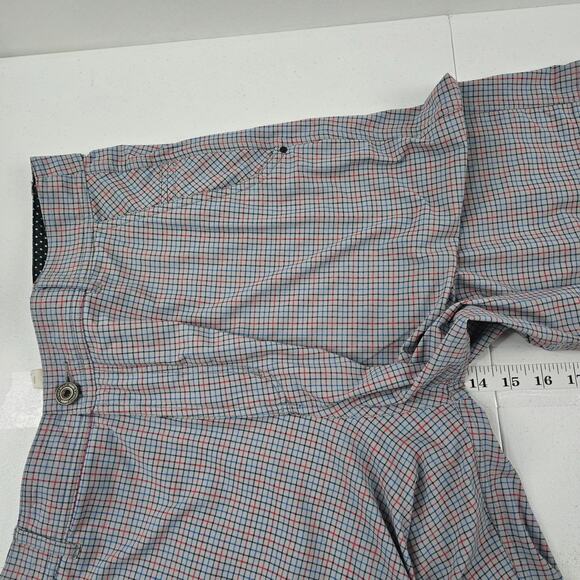 Lululemon mens plaid shorts size 36 gray 5616 - Picture 8 of 10